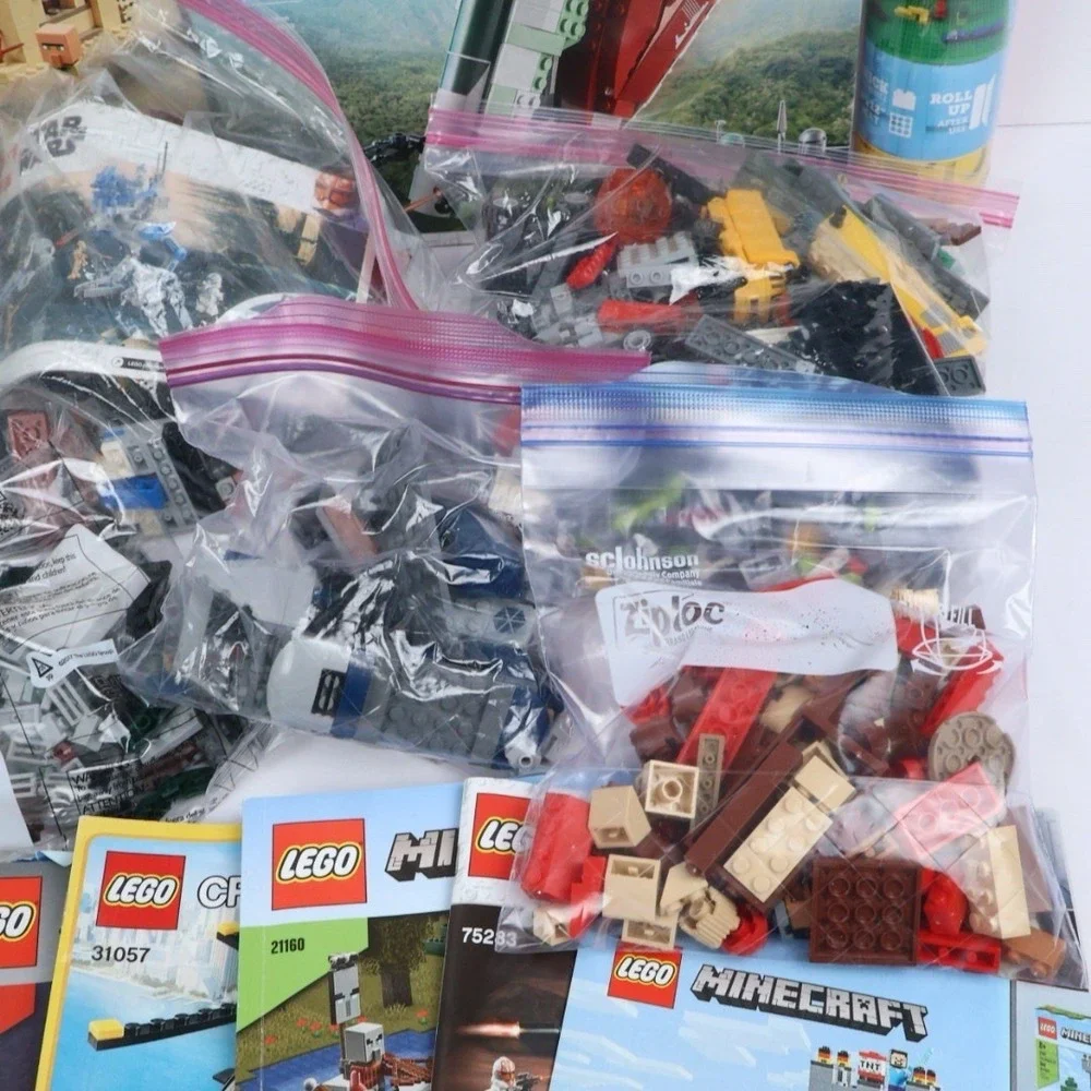 Minecraft & Star Wars Legos Boba Fett's Starship AAT Tank Mixed Lot (READ)